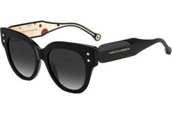 Solbriller Carolina Herrera CH0008/S 807/9O Cat Eye Sort