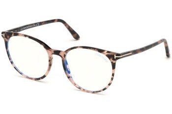 Briller Tom Ford FT5575-B 054 Rund Havana