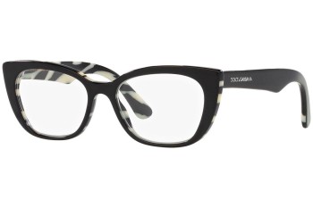 Briller Dolce & Gabbana DX3357 3372 Cat Eye Sort