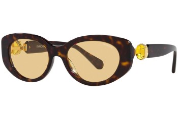 Solbriller Swarovski SK6002 1002/8 Oval Havana