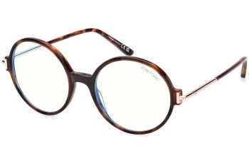 Briller Tom Ford FT5914-B 052 Rund Havana