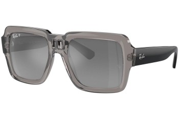 Solbriller Ray-Ban RB4408 672582 Polarized Firkantet Grå