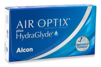 Månedlige  Air Optix plus HydraGlyde (6 linser)