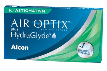 Månedlige  Air Optix plus HydraGlyde for Astigmatisme (3 linser)