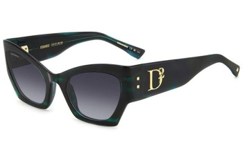 Solbriller Dsquared2 D20132/S 6AK/9O Cat Eye Grøn