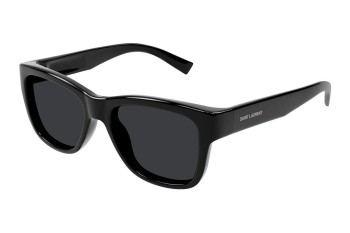 Solbriller Saint Laurent SL674 001 Oval Sort