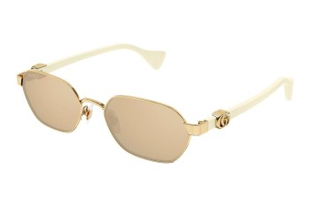 Solbriller Gucci GG1593S 002 Oval Guld