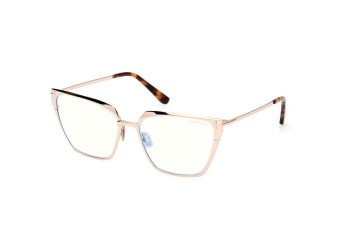 Briller Tom Ford FT5945-B 028 Firkantet Guld