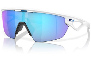 Solbriller Oakley Sphaera OO9403-02 Polarized Enkelt lense | Shield Hvid