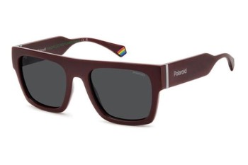 Solbriller Polaroid PLD6224/S/X LHF/M9 Polarized Flat Top Rød