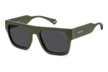 Solbriller Polaroid PLD6224/S/X 3Y5/M9 Polarized Flat Top Grøn