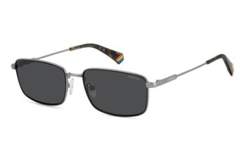 Solbriller Polaroid PLD6227/S/X SVK/M9 Polarized Rektangulær Sølv