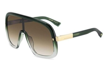 Solbriller Dsquared2 D20119/S 1ED/HA Enkelt lense | Shield Grøn