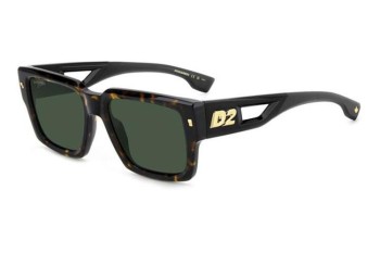 Solbriller Dsquared2 D20143/S 086/QT Rektangulær Havana