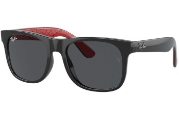 Solbriller Ray-Ban Junior Junior Justin Marvel Collection RJ9069S 716687 Firkantet Sort