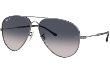 Solbriller Ray-Ban RB3825 004/78 Polarized Pilot Grå