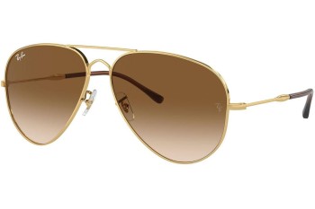 Solbriller Ray-Ban RB3825 001/51 Pilot Guld