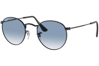 Solbriller Ray-Ban Round Metal RB3447 002/3F Rund Sort