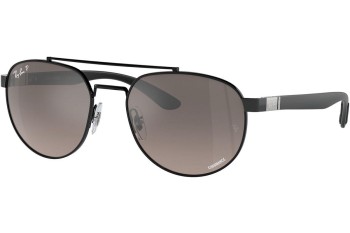 Solbriller Ray-Ban RB3736CH 002/5J Polarized Rektangulær Sort