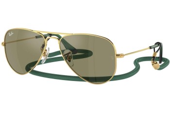 Solbriller Ray-Ban Junior Aviator Junior RJ9506S 223/6R Pilot Guld