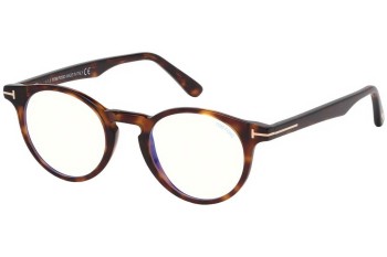 Briller Tom Ford FT5557-B 052 Rund Havana