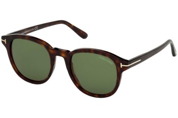 Solbriller Tom Ford FT0752 52N Rund Havana