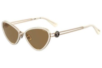 Solbriller Moschino MOS095/S 5X2/70 Cat Eye Guld