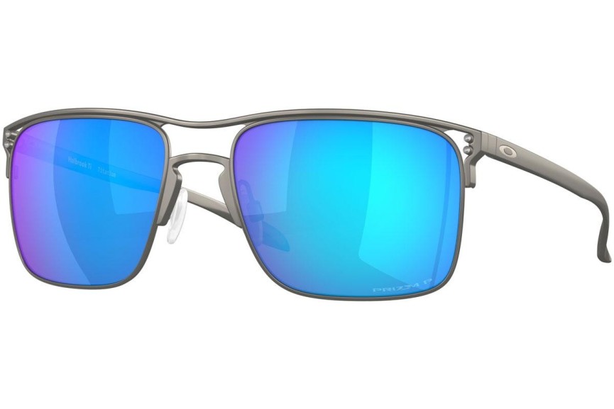 Solbriller Oakley Holbrook TI OO6048-04 Polarized Firkantet Grå