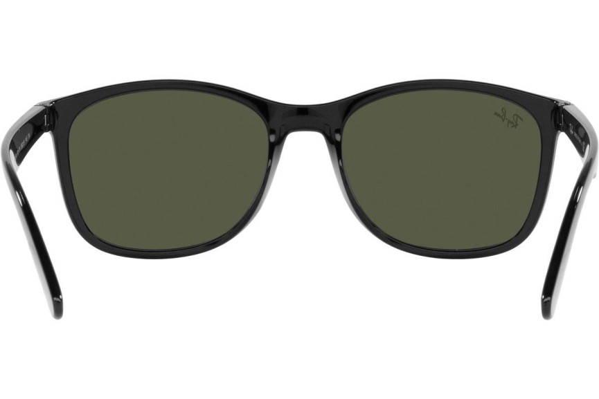 Solbriller Ray-Ban RB4374 601/31 Firkantet Sort