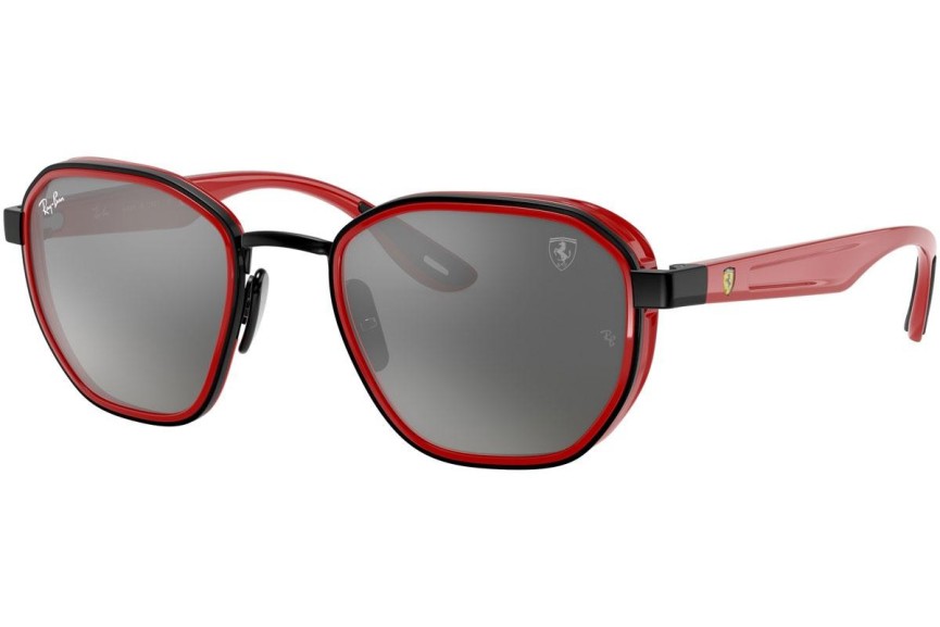 Solbriller Ray-Ban Scuderia Ferrari Collection RB3674M F0026G Firkantet Sort