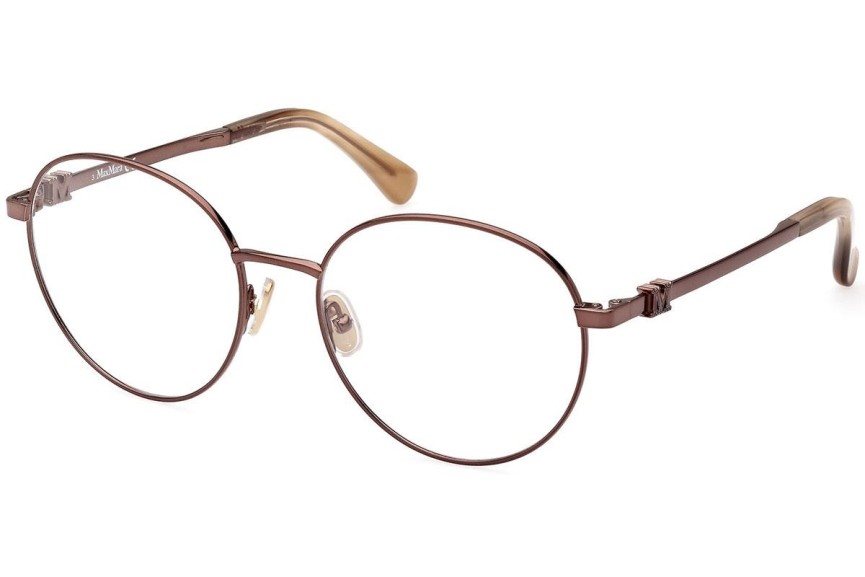 Briller Max Mara MM5081 034 Rund Brun