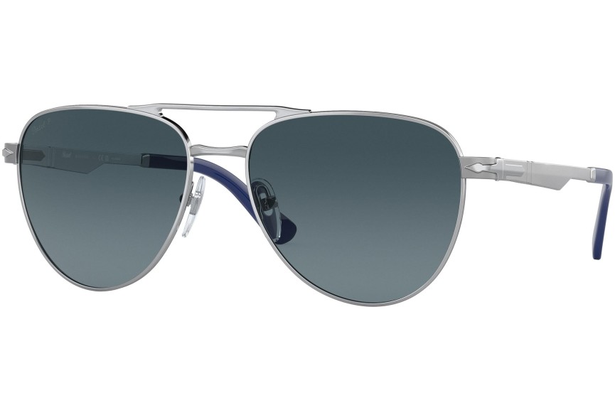 Solbriller Persol PO1003S 518/S3 Polarized Pilot Sølv