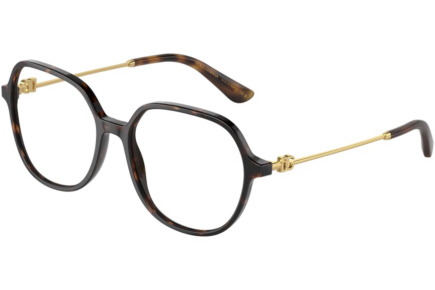 Briller Dolce & Gabbana DG3364 502 Rund Havana