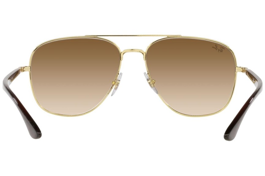 Solbriller Ray-Ban RB3683 001/51 Pilot Guld