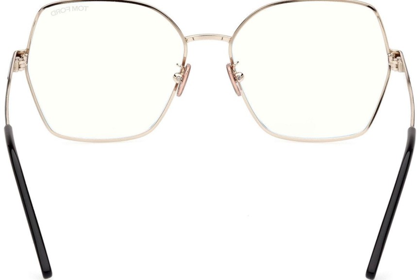 Briller Tom Ford FT5876-B 032 Cat Eye Guld