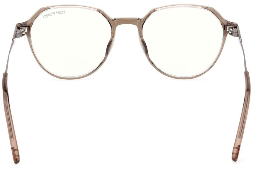 Briller Tom Ford FT5875-B 045 Rund Brun