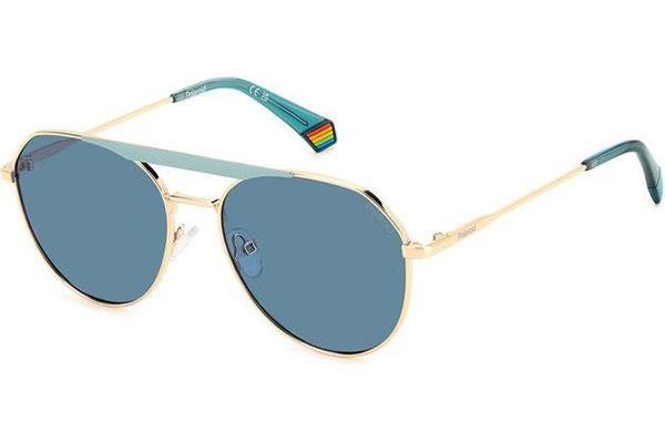 Solbriller Polaroid PLD6211/S/X PEF/C3 Polarized Pilot Guld