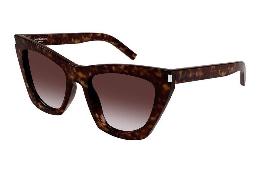 Solbriller Saint Laurent SL214KATE 031 Cat Eye Havana