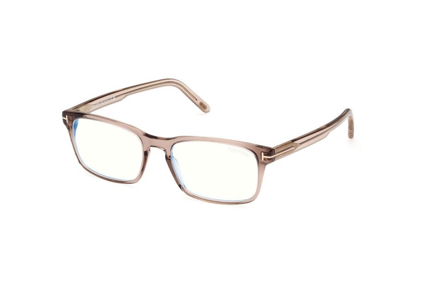 Briller Tom Ford FT5938-B 057 Firkantet Beige