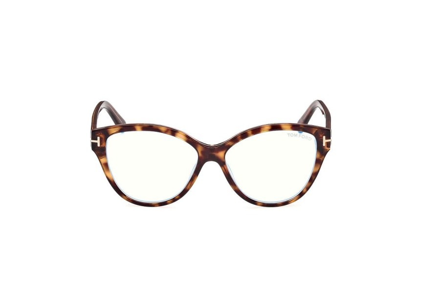 Briller Tom Ford FT5954-B 056 Cat Eye Havana