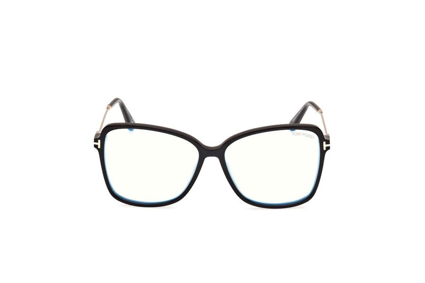 Briller Tom Ford FT5953-B 001 Cat Eye Sort