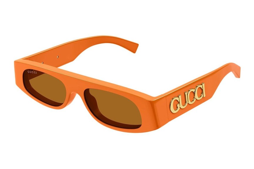 Solbriller Gucci GG1771S 007 Rektangulær Orange