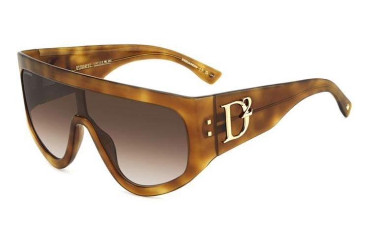 Solbriller Dsquared2 D20149/S 05L/HA Enkelt lense | Shield Havana