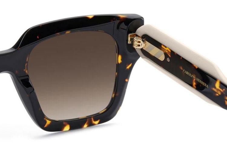 Solbriller Carolina Herrera HER0255/S 086/HA Firkantet Havana