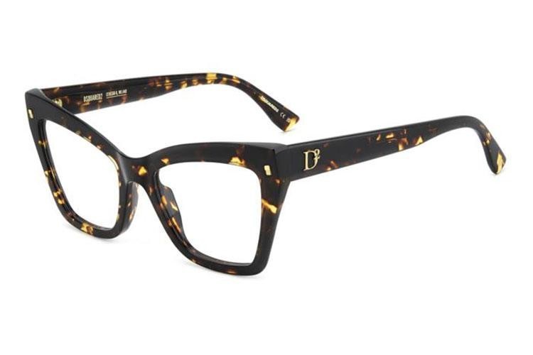 Briller Dsquared2 D20152 086 Cat Eye Havana