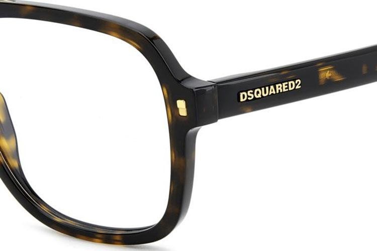 Briller Dsquared2 D20145 086 Rektangulær Havana