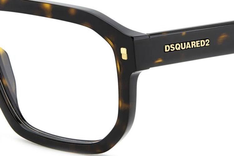 Briller Dsquared2 D20146 086 Rektangulær Havana