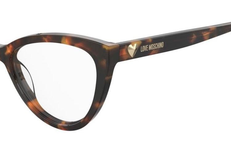 Briller Love Moschino MOL631 H7P Cat Eye Havana