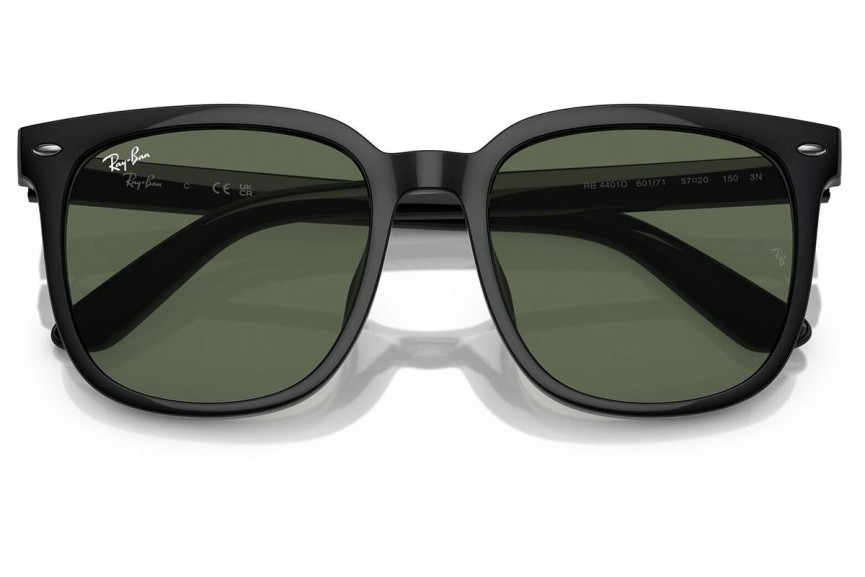 Solbriller Ray-Ban RB4401D 601/71 Firkantet Sort