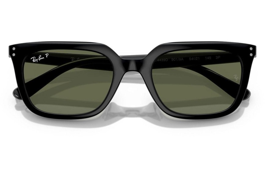 Solbriller Ray-Ban RB4439D 901/9A Polarized Firkantet Sort